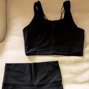 Nike, black, M, workout set